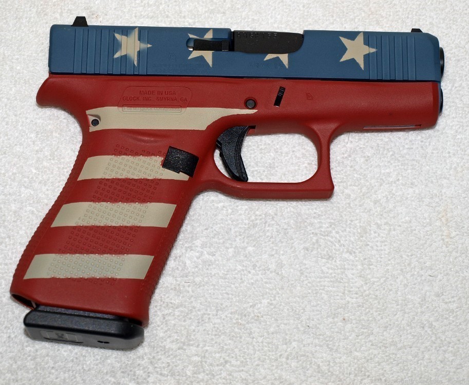 Glock 43X Special Edition Old Glory 9MM Two 10 Rd Mags-img-1