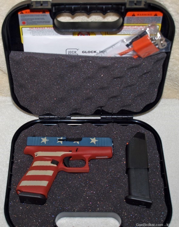 Glock 43X Special Edition Old Glory 9MM Two 10 Rd Mags-img-0