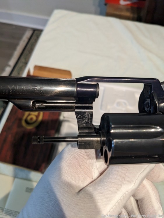1977 Colt Viper .38 Spl Blued  4" HIGHLY DESIRABLE SNAKE SERIES* LETTERED!-img-21