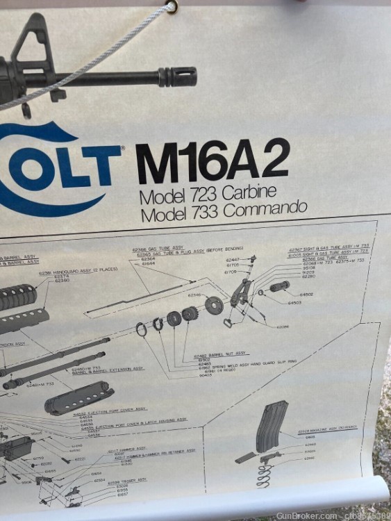 Colt Firearms Vinyl Show Banner M16A2 Carbine 48" x 36" 1987-img-1