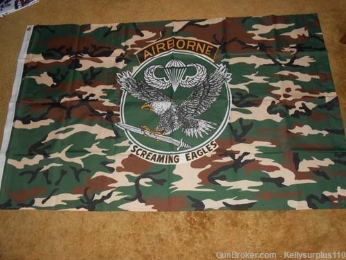 Camo - 101st Airborne Division 3x5 Flag-img-0