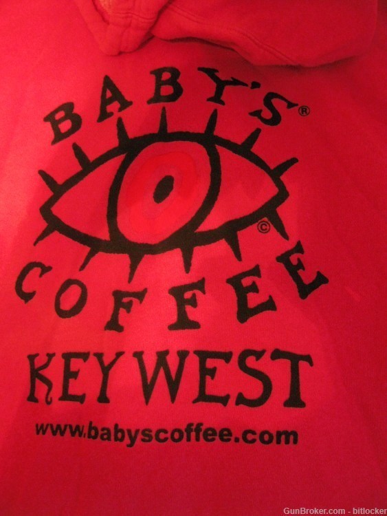 Baby's Coffee Key West , Florida Vintage 90s Ad Hoodie Size XL Hoodie -img-2