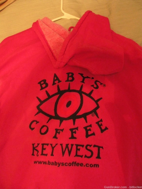 Baby's Coffee Key West , Florida Vintage 90s Ad Hoodie Size XL Hoodie -img-1