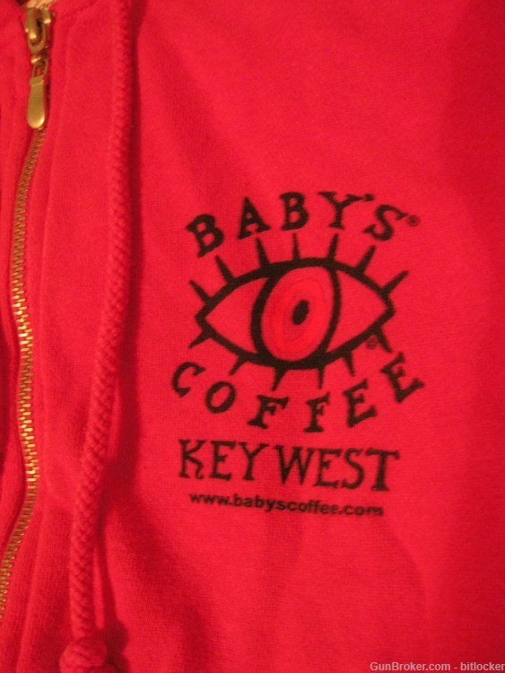Baby's Coffee Key West , Florida Vintage 90s Ad Hoodie Size XL Hoodie -img-4