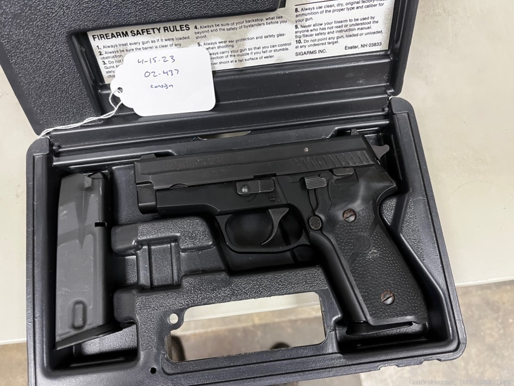 Sig Sauer P229 357SIG & 40S&W. 4 Mags, 2 holsters, box. Made in Germany-img-0