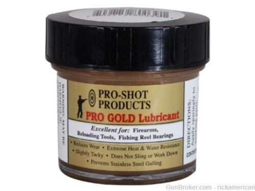 Pro-Shot Pro-Gold Grease Lubricant 1 oz Jar, NEW! # PGL-1 -img-0