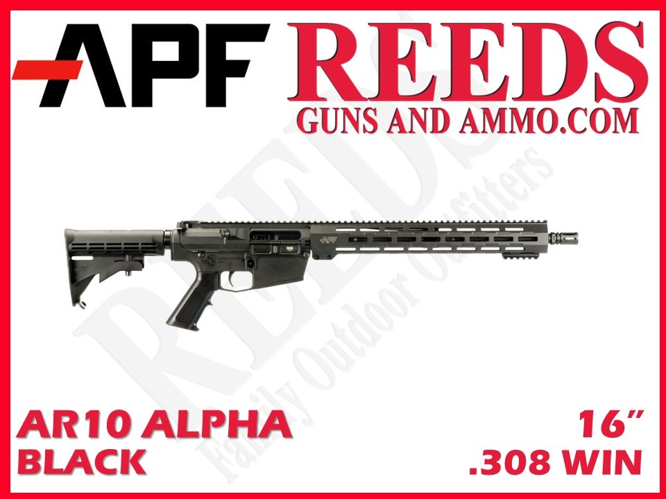 Alex Pro Firearms AR10 Alpha Black 308 Win 16in RI038M-img-0