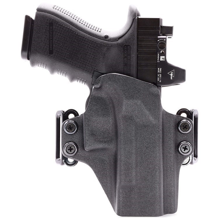 Smith & Wesson M&P SHIELD EZ 9MM OWB KYDEX Belt Loop Holster Black / Ambide-img-0