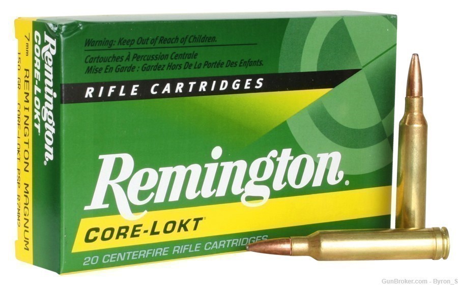20rds Remington Core-Lokt™ 7mm Rem Mag 175gr JSP R7MM3 + FAST SHIP-img-1