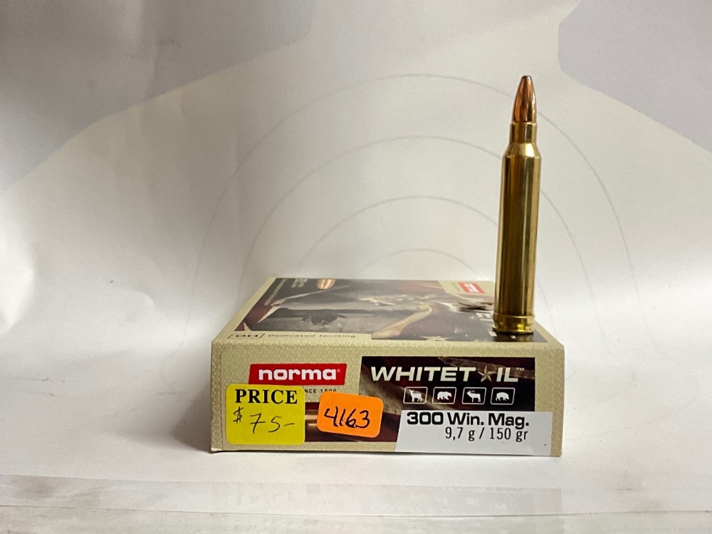 20rds 300 Winchester Magnum by Norma 150gr SP-img-0