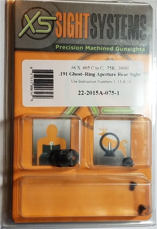 XS Sight Systems .191 Ghost-Ring aperture rear sight-img-0
