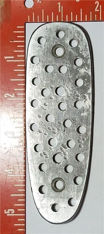 Aluminum buttplate 5 1/4" x 1 3/4"-img-0