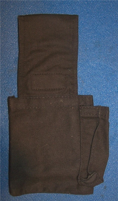 Black belt pouch, 3 pockets, 4" x 5".-img-1