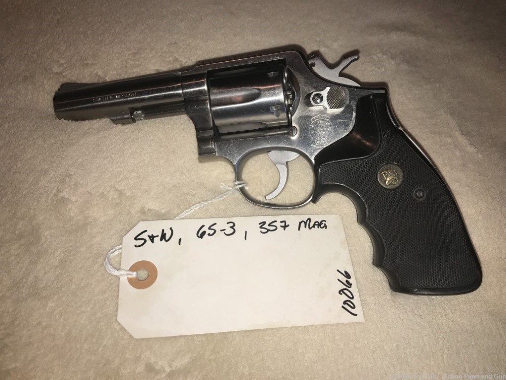 Smith & Wesson, Model 65-3, .357MAG, 4", Stainless-img-0