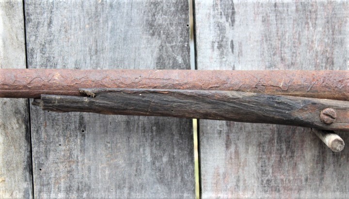 Relic Condition Model 1816 Musket Barrel, Lock and Partial Stock-img-6