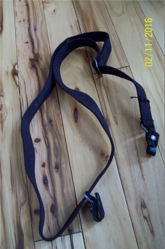 AR ?BLACK WEAVE SLING WITH LEATHER SWIVEL ATTCHMTS-img-1