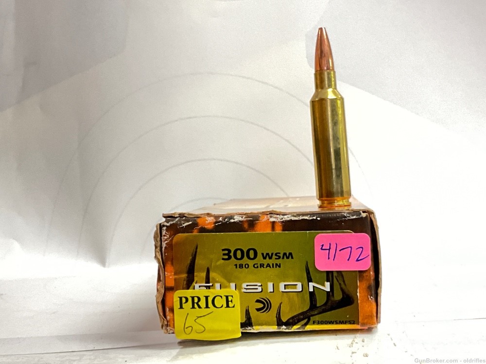 300 Winchester Short Magnum 20rds 180 Gr SP by Fusion-img-0