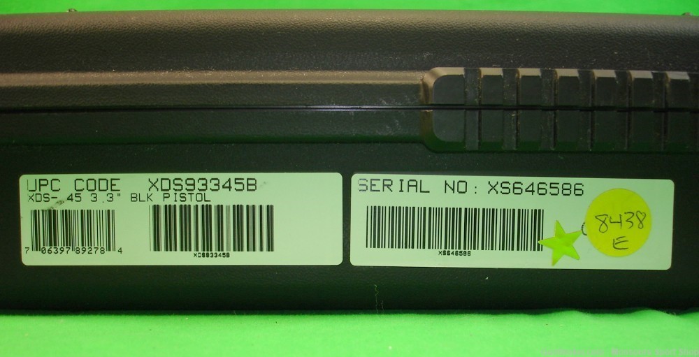 Springfield XDS .45 ACP & FSL-3 Laser - #XDS93345B-img-4