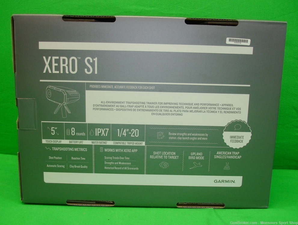 Garmin XERO S1 Trap Shooting Trainer - Store Demo - Free Ship/CC Fees-img-1