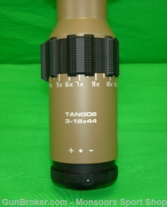 Sig Sauer Tango6 3-18x44 w/LevelPlex - Free Rings/Bases - New-img-1