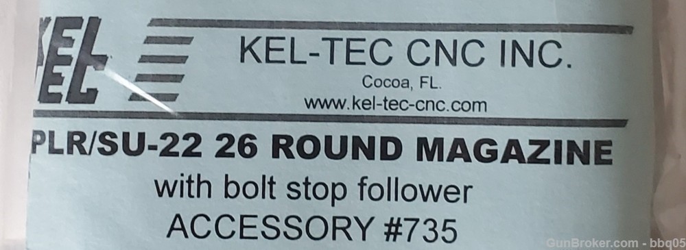 Kel-Tec PLR SU22 Factory MAGAZINE 26-Round 22 LR  NEW!  735-img-5