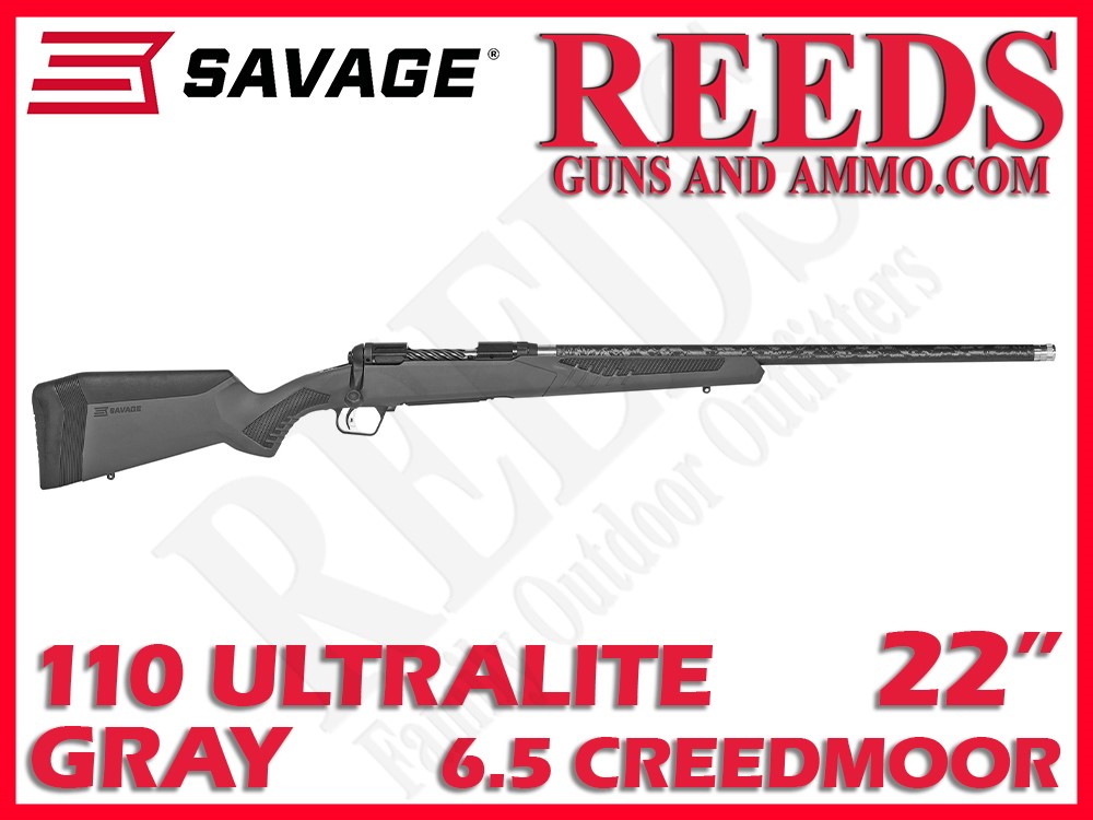 Savage 110 Ultralite Gray 6.5 Creedmoor 22in 57578-img-0