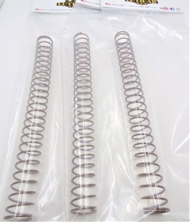 Luth Ar 308 Rifle Buffer Spring - Lot of 3 - New In Pkg./New/Old Stock-img-0