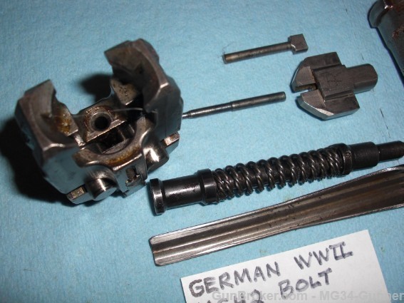 German WWII MG42 Complete Bolt "cra" Excellent -#1-img-9