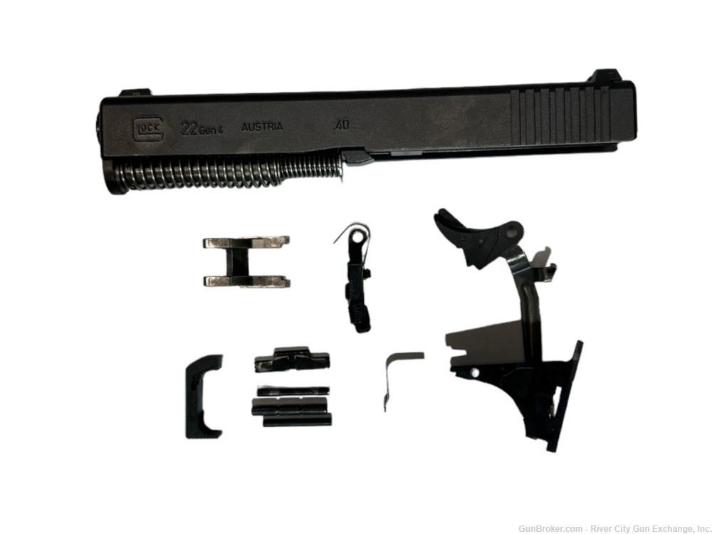 Glock 22 Gen 4 OEM Build Kit | .40 S&W Slide and Lower Parts Kit -img-0