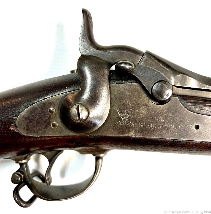 U.S. Springfield Model 1871 Trap-Door .45/70 Single Shot Rifle-img-10