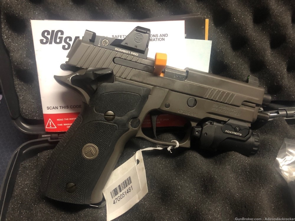 Sig Sauer P226 Legion RXP SAO w/Romeo One Pro Foxtrot 2 Weaponlight-img-0