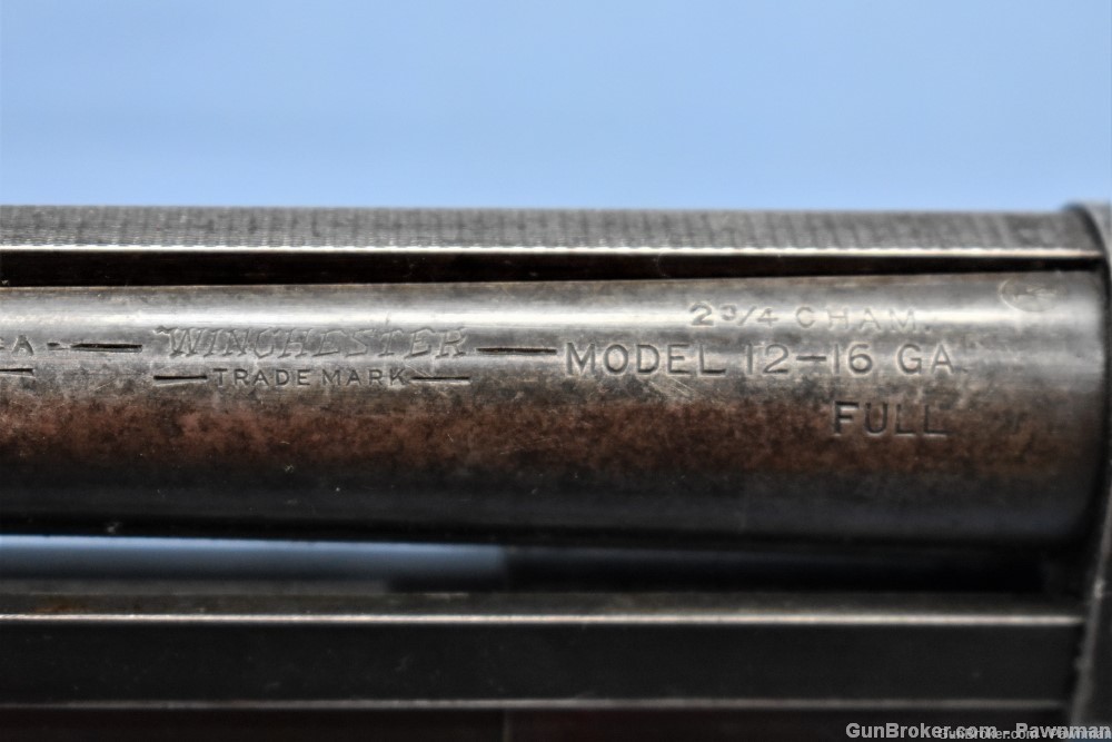 Winchester Model 12 16G 2¾” made 1942 two-barrel set!-img-13
