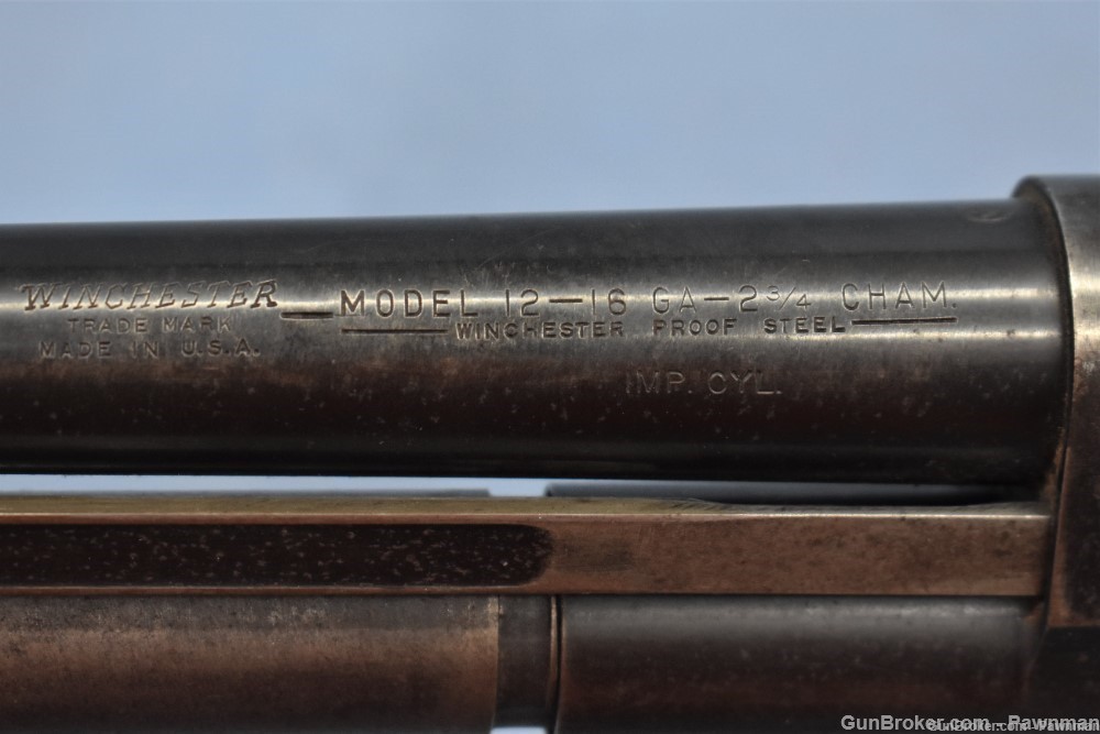 Winchester Model 12 16G 2¾” made 1942 two-barrel set!-img-19