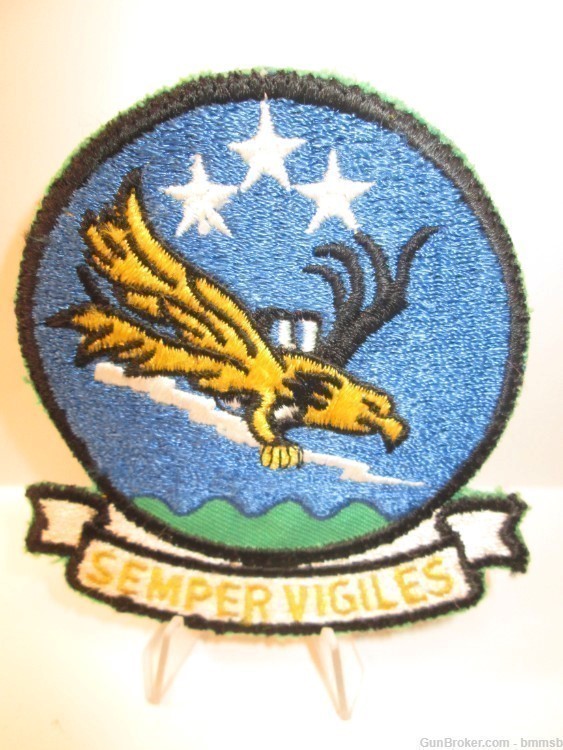 Vintage USAF 965th AEW&C Airborne Early Warning & Control Squadron patch-img-1