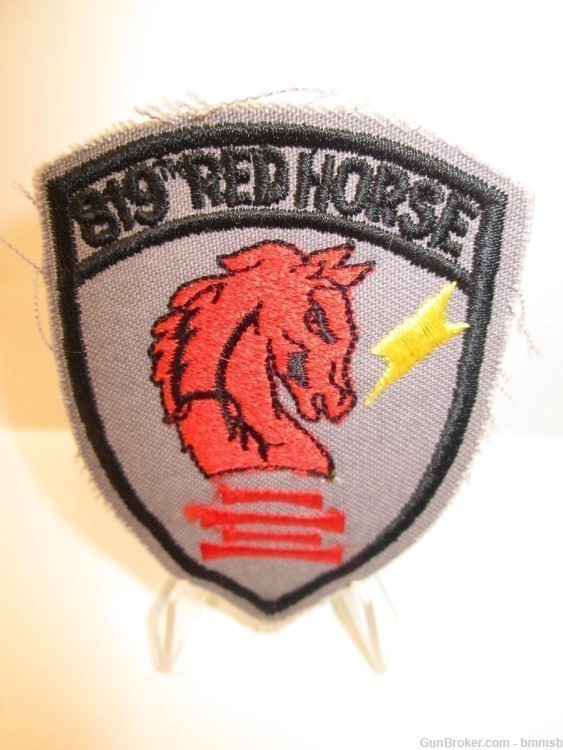 Vintage U.S. Air Force, 819th. RED HORSE Patch-img-0