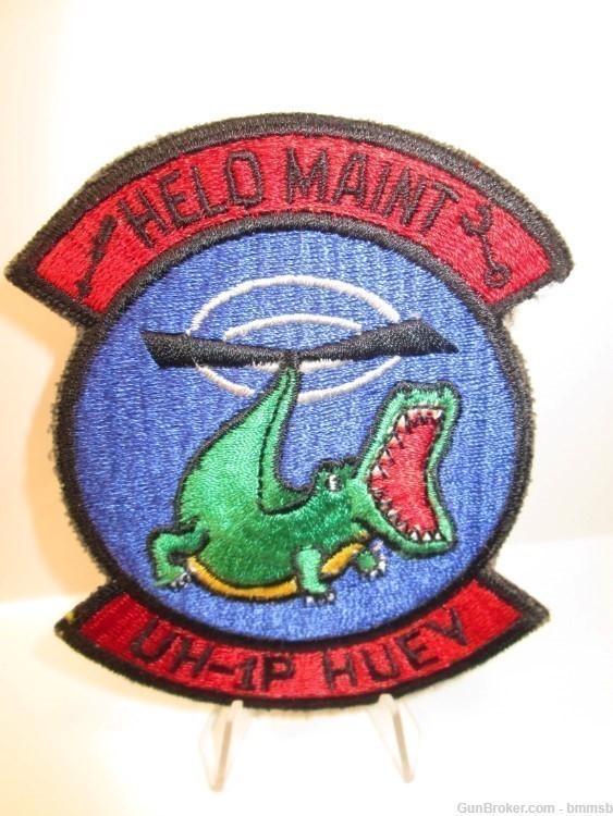 Vintage ARMY HELO MAINT-UH-1P HUEY patch-img-0