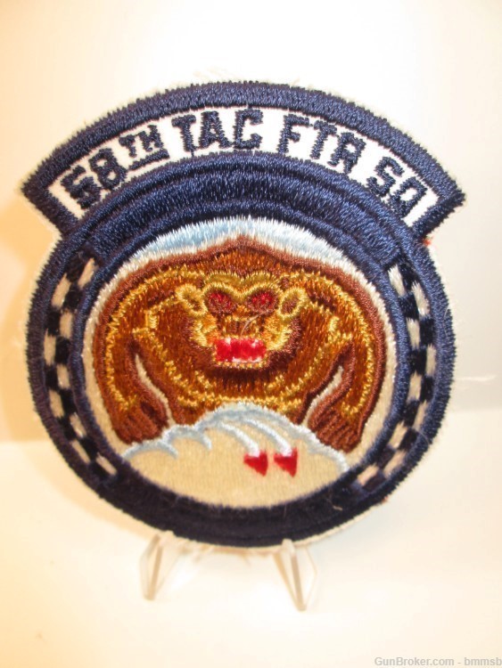 Vintage U.S.A.F. 58th. Tactical Fighter Squadron patch-img-0
