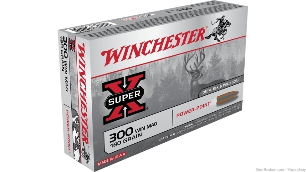 Winchester X Super 300 WIN MAG 150 Grain Power Point 20 Cartridges-img-0