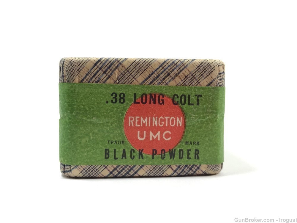 1911-15 Remington UMC .38 Long Colt BP SEALED Plaid Box Mint 1058-LPX-img-5