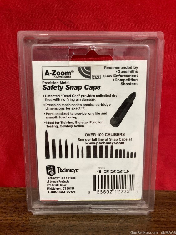 A-Zoom .243Win Snap Caps 3 Packs 2 Per Package-img-2