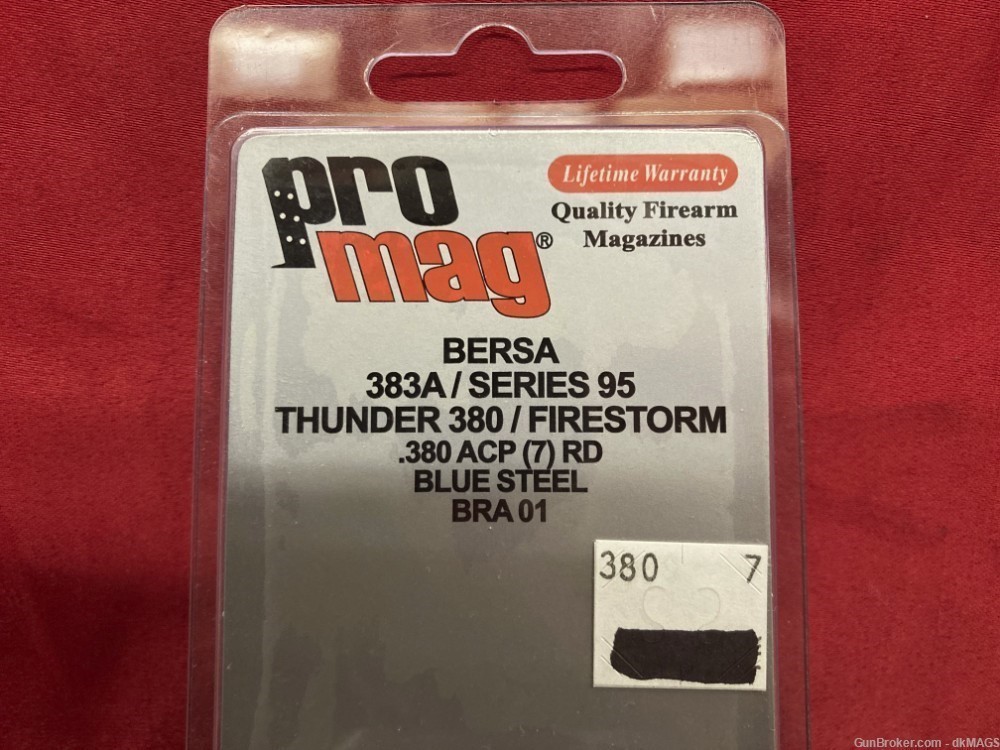 Bersa 383A Series 95 Thunder 380 Firestorm 7rd .380acp Magazine by Promag-img-3