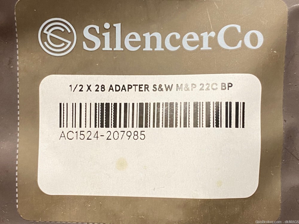 SilencerCo 1/2x28 Adapter for S&W M&P 22C-img-3