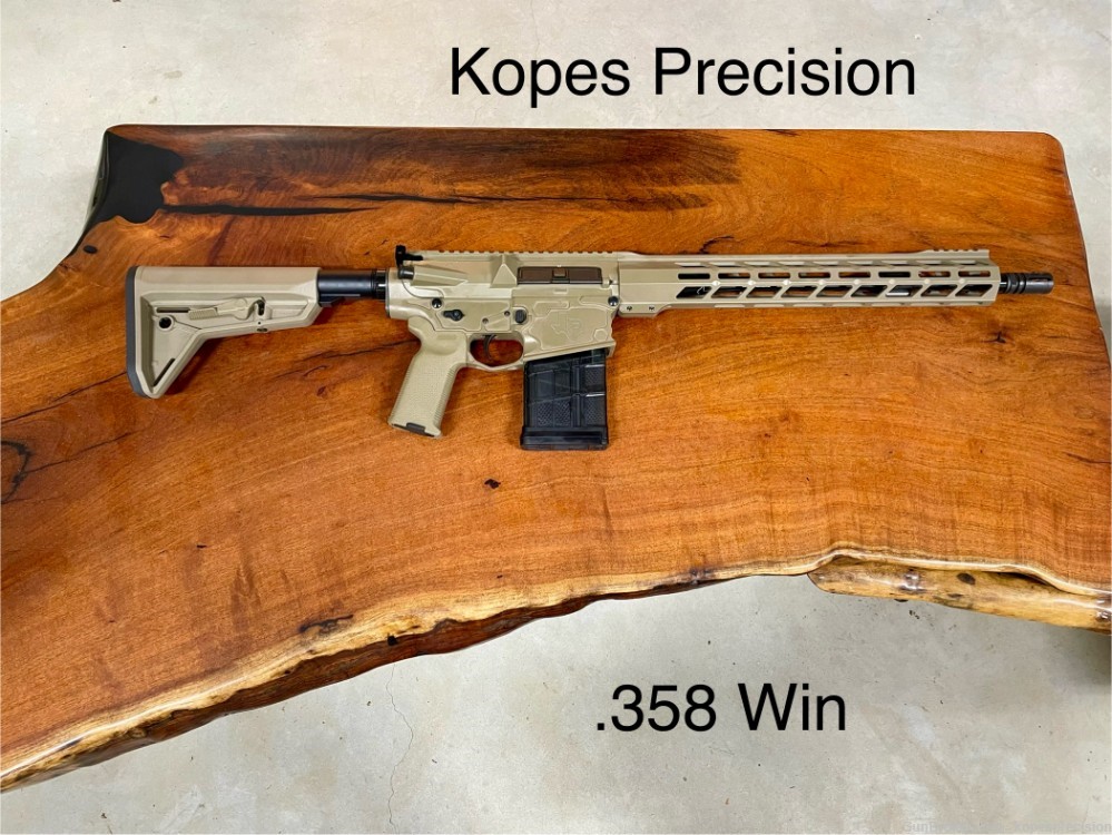 Spring Sale! Kopes Precision .358 Win AR 10 Rifle FDE-img-0