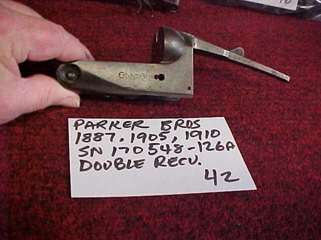 1910 Parker Brothers Double Barrel Empty Frame 12 Ga-img-0