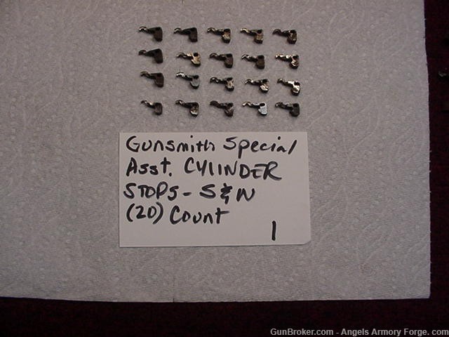11/22 Gunsmith Special - Smith & Wesson Cylinder Stops/Count of 20-img-0