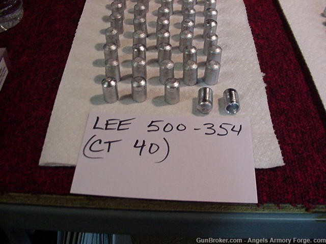 Bullet # 57 - 500 - 354 Ridged Black Powder Bullets (40 Ct)-img-0