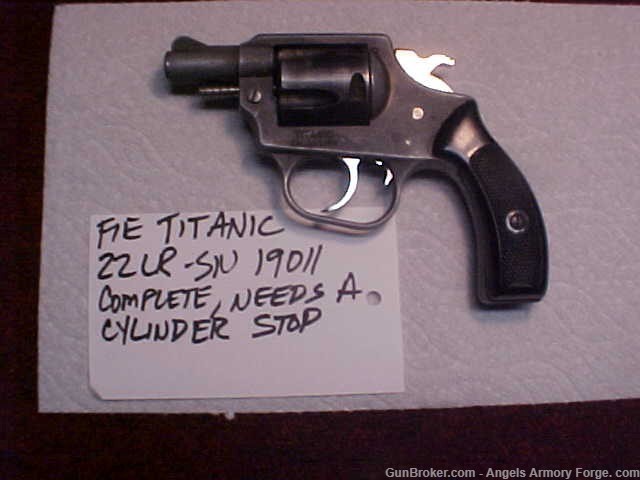 FIE Titantic 22 LR Revolver (Needs a cylinder stop)-img-0