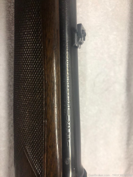 Winchester Mdl 70, pre 64, .243 Win. Featherweight, exc.  cond. -img-8