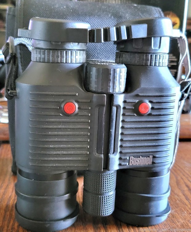 Bushnell Fusion 1600 10x42 Laser Rangefinder Binoculars-img-1