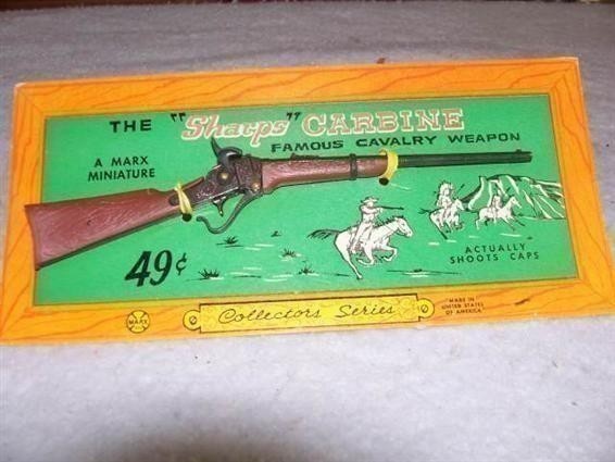 Marx Miniature Sharps Carbine-Cap Rifle-img-1